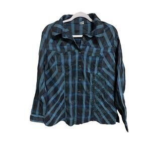 Alfredo 44 Equestrian Western Shirt Size M